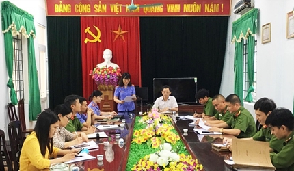 Viện KSND huyện Thanh Oai phối hợp liên ngành trực tiếp kiểm sát việc...